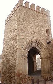 Porche de San Antonio. Puerta principal de acceso a la ciudad en el Siglo XIII.